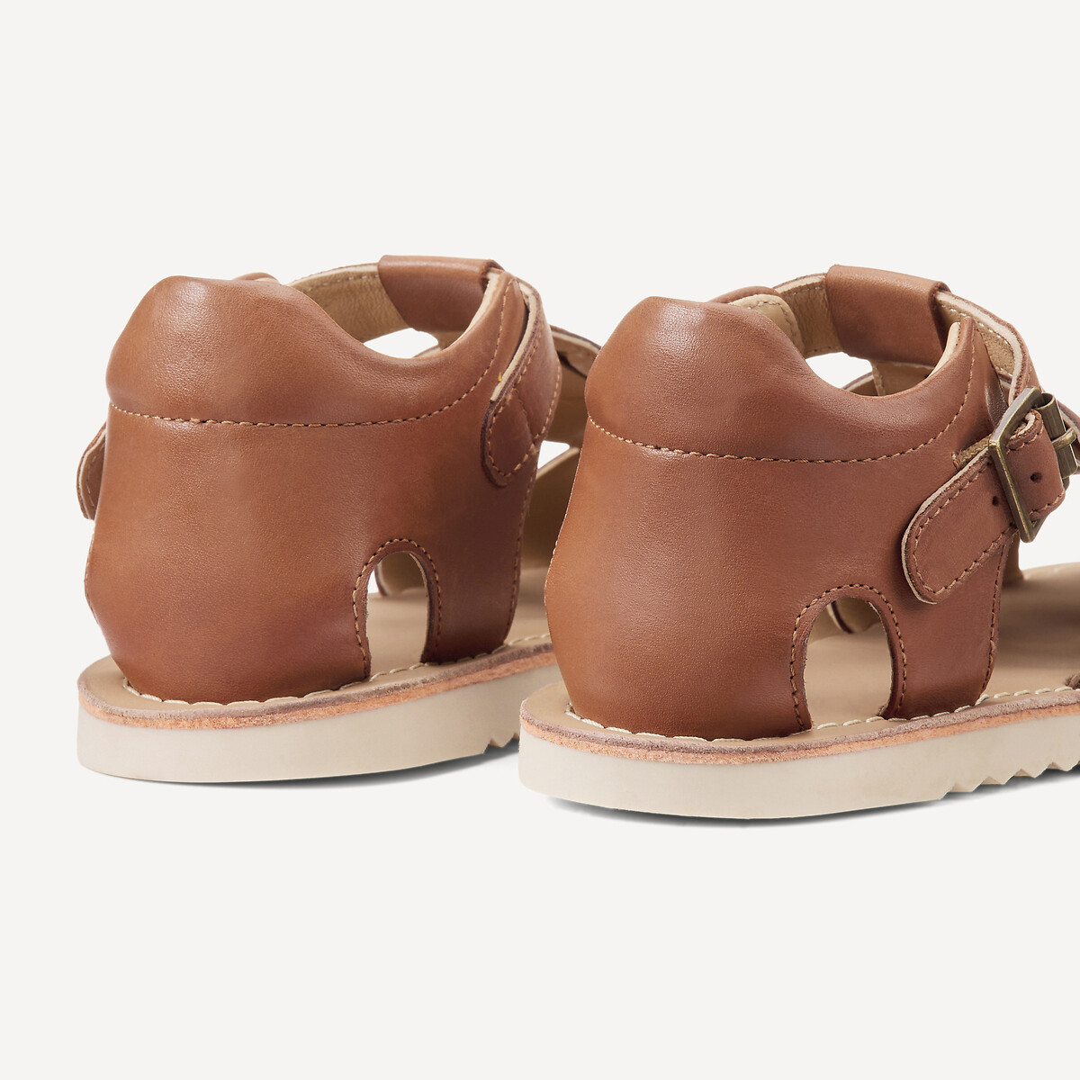 COLEÇÕES LA REDOUTE<br>Leren sandalsen