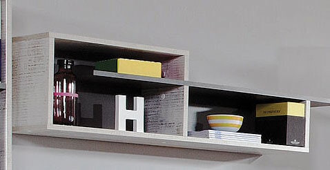 Hängeregal Tablo Graphit/Enigma ca. 115 x 30 x 25 cm