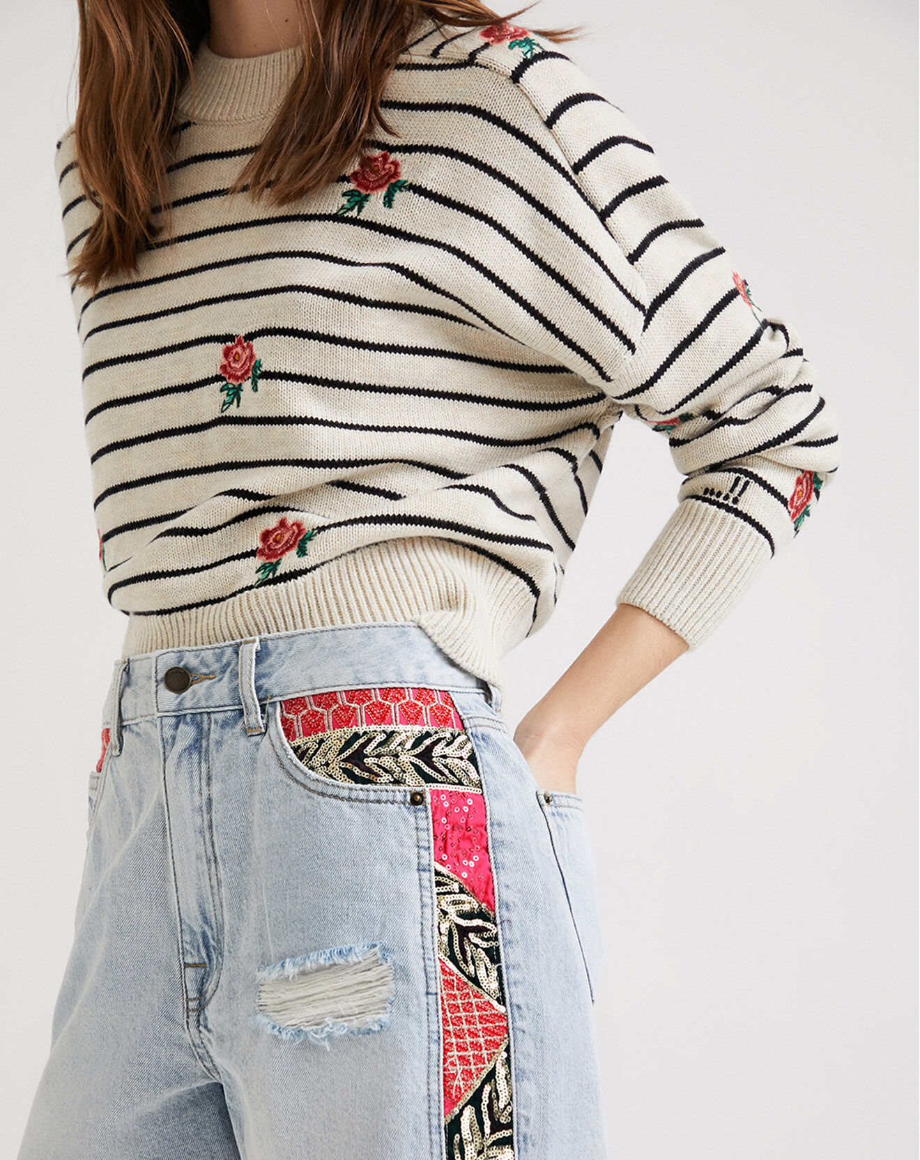 Desigual Short en jean Dina denim