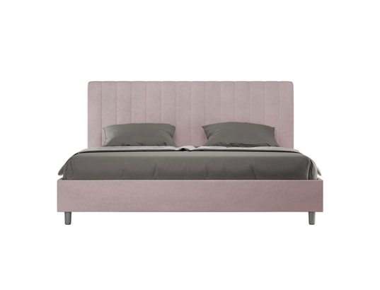 ITYHOME - Lit coffre agueda 180x200 microfibra lilas