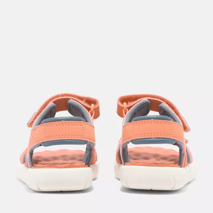 Sandales à double bride Perkins Row junior en orange clair