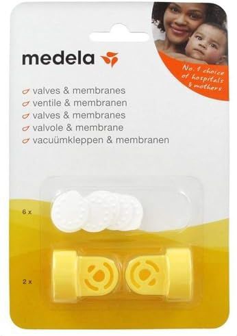 Medela - Borstkolven Reserveonderdelen - 2 Ventielen en 6 Diafragma’s - Compatibel met Swing Mini Electric en Harmony