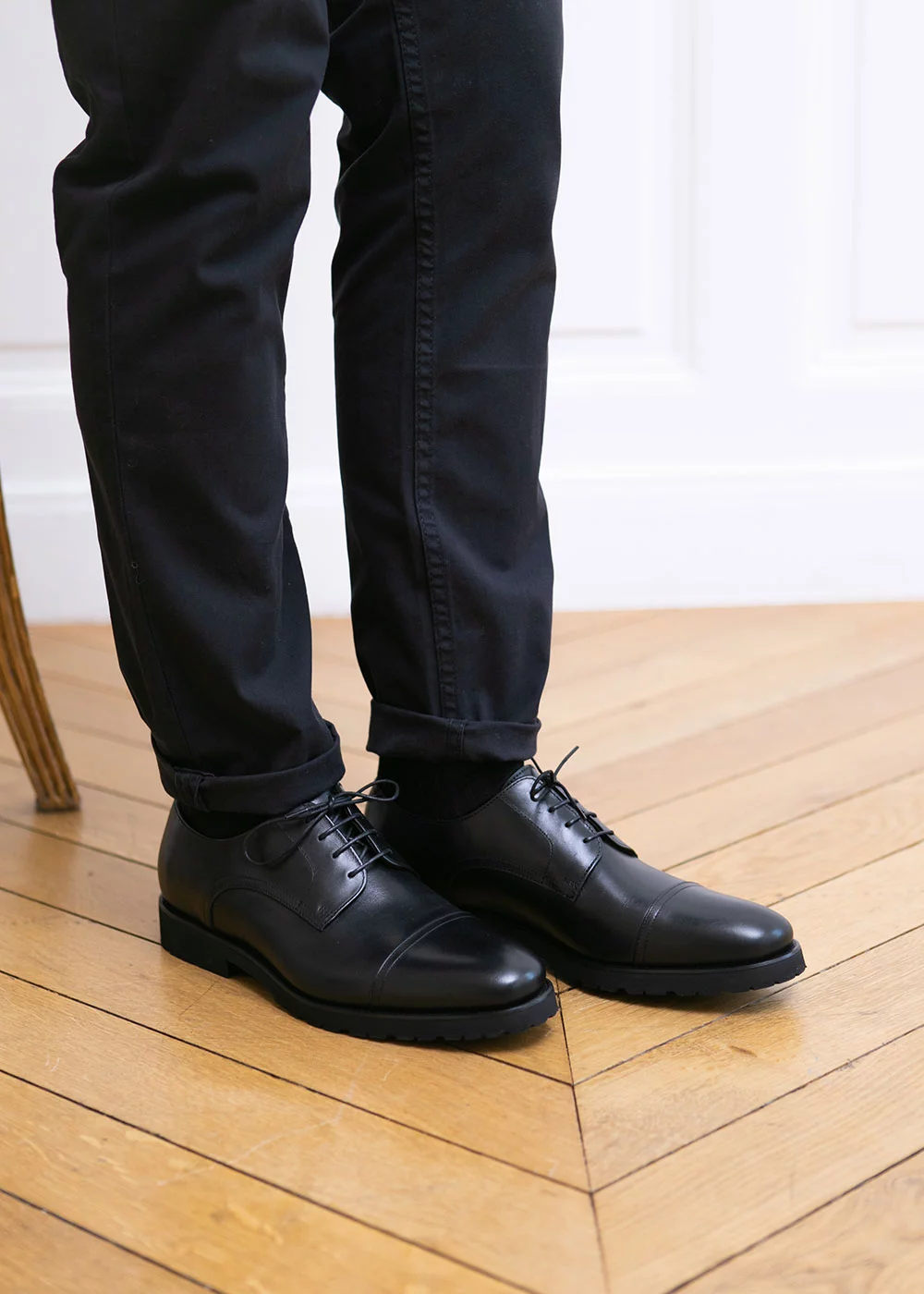 DERBY PATROCLO CUIR NOIR
