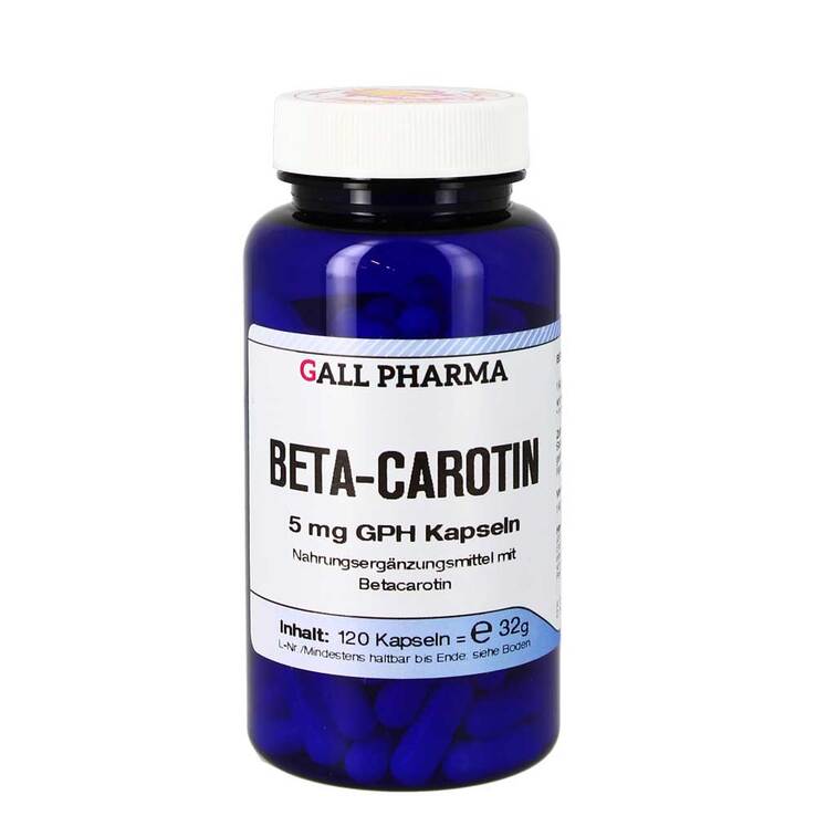 Beta Carotin 5 mg GPH Kapseln, 120 St