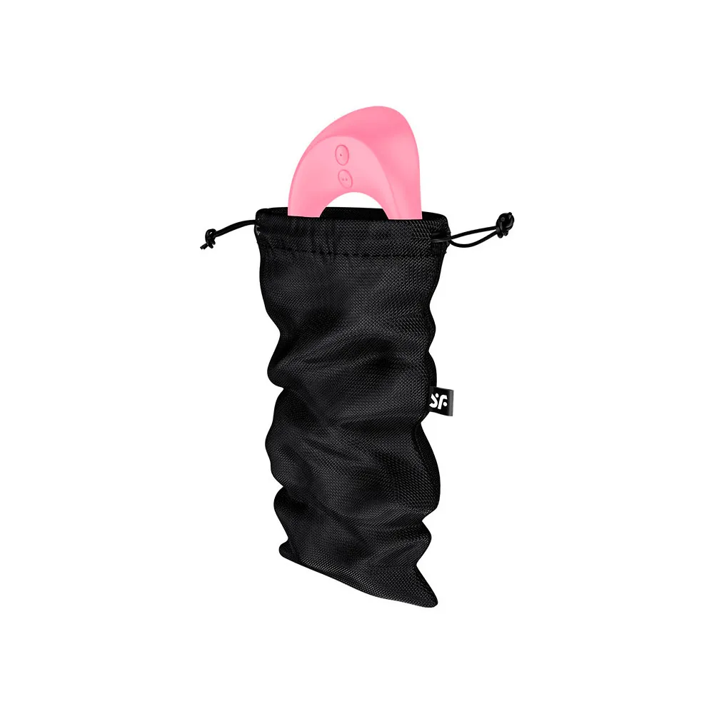 Satisfyer opbevaringspose, sort - M
