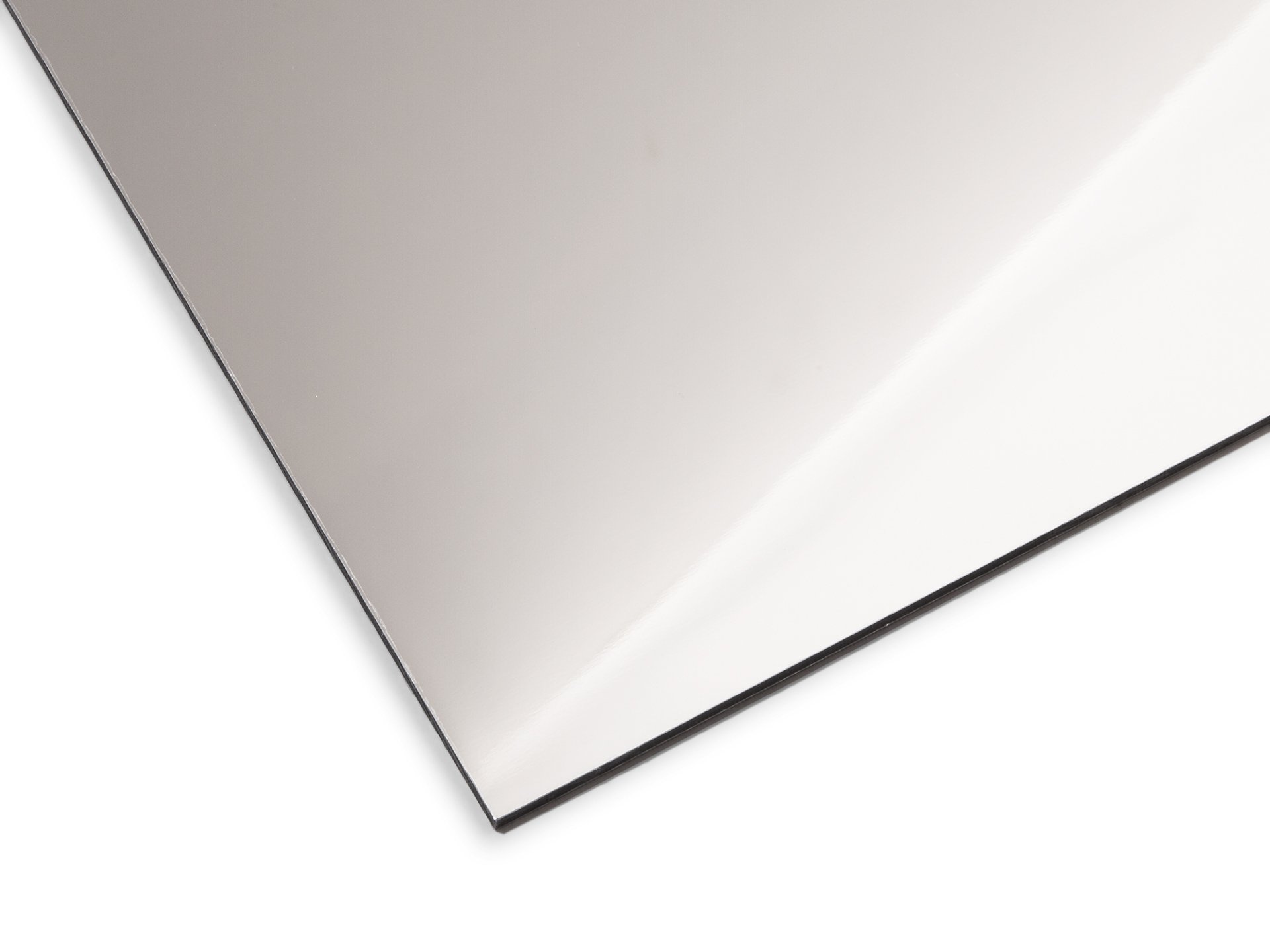Dibond Alu/PE-Verbundplatte, verspiegelt (Zuschnitt möglich)
