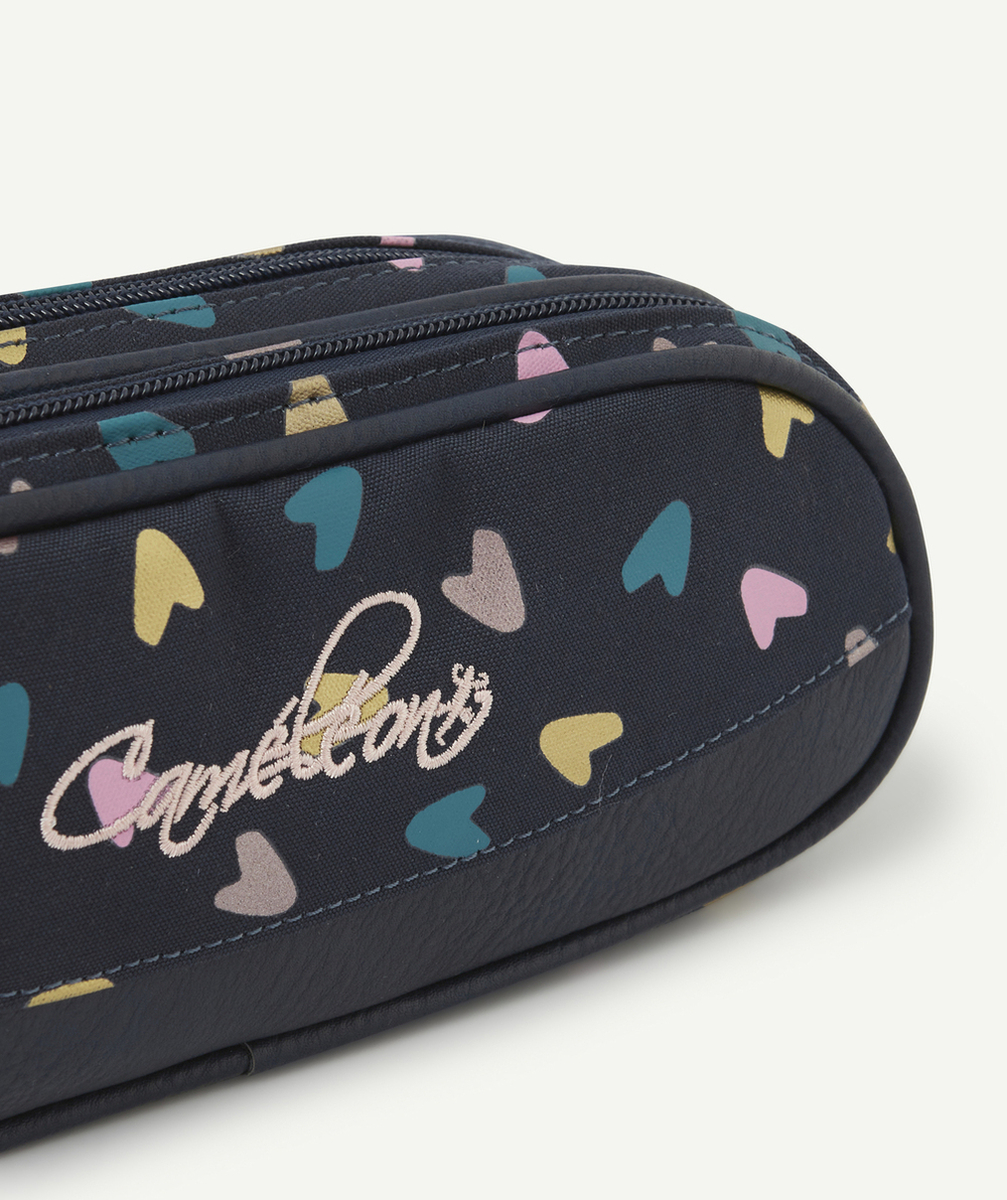 CAMELEONTROUSSE VINTAGE NAVY HEART 2 COMPARTIMENTS
