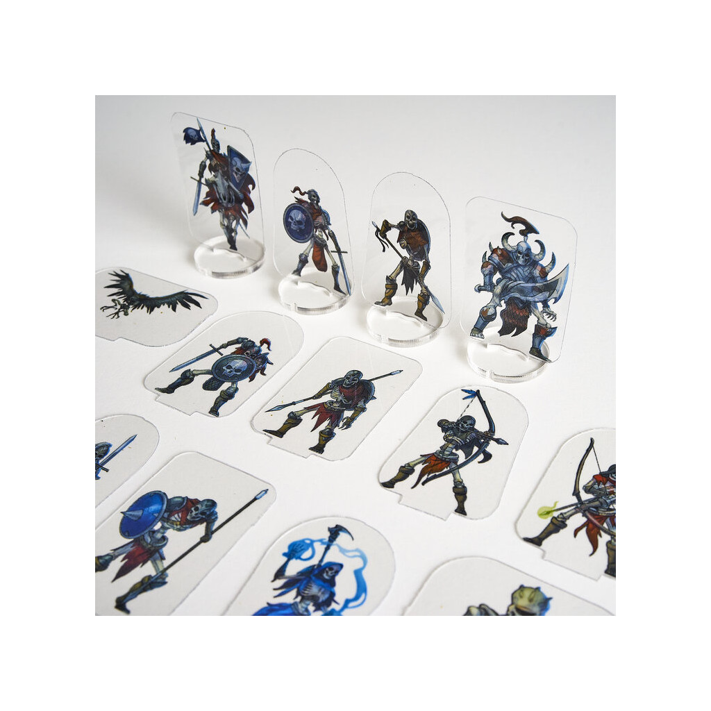 Flat Plastic Miniatures - Skeleton Horde - 31 Pieces
