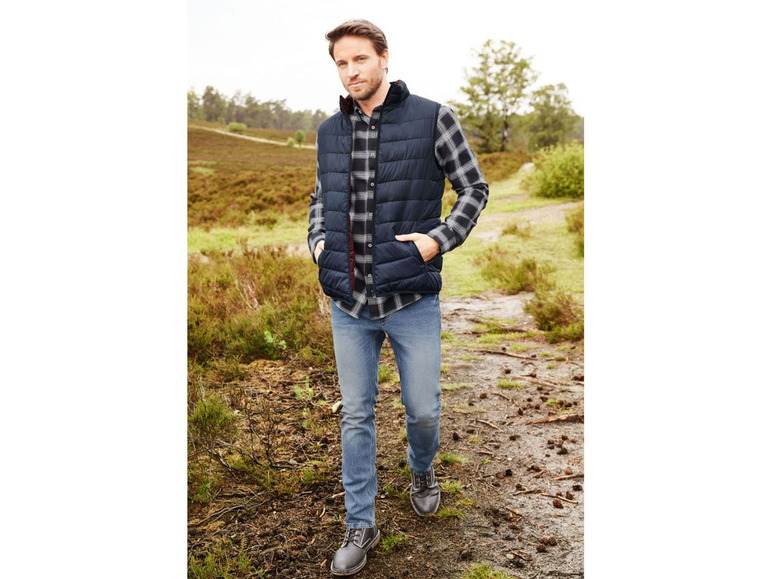Jeans voor heren, straight fit, biokatoen en elastaan