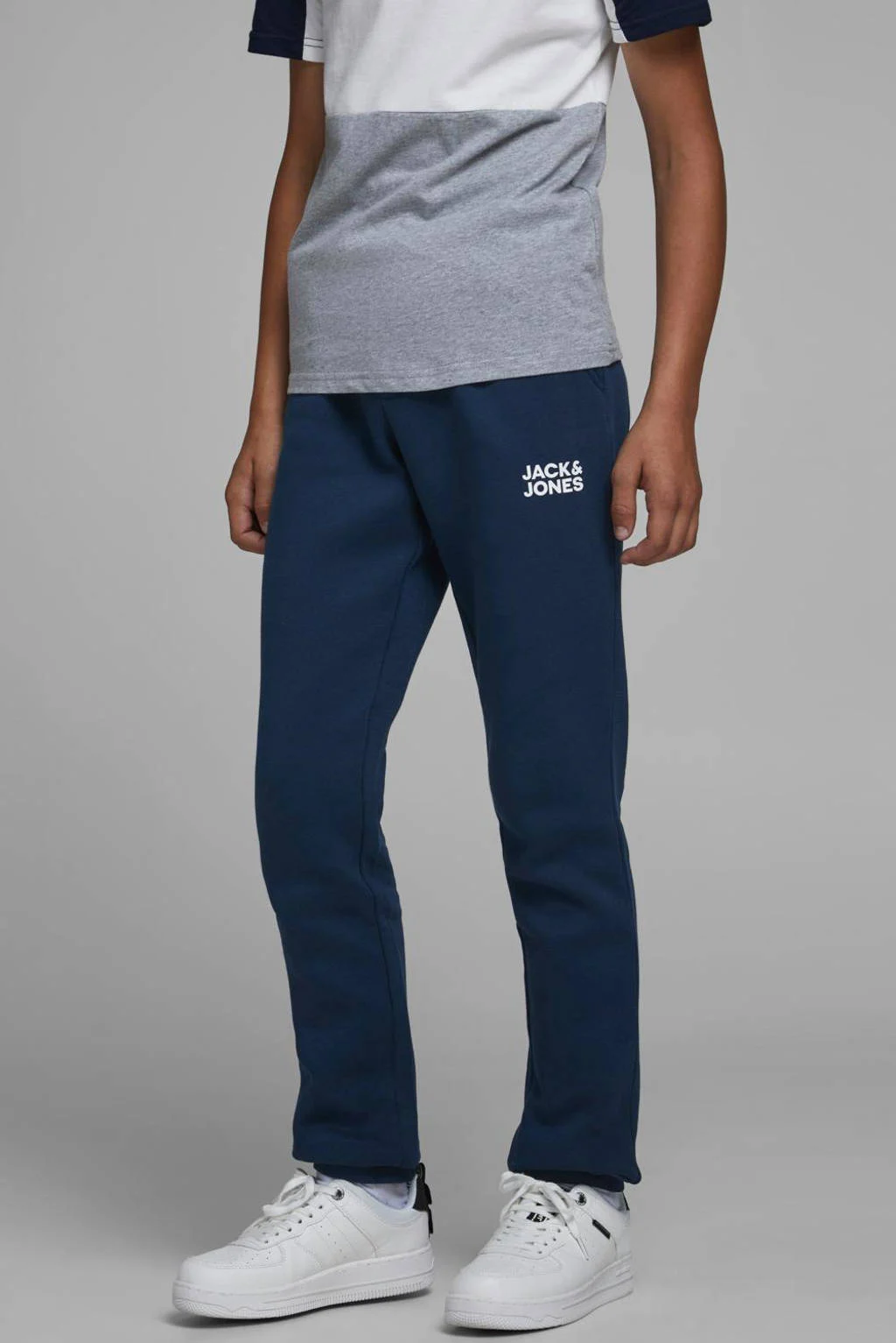 JACK & JONES joggingbroek Gordon donkerblauw
