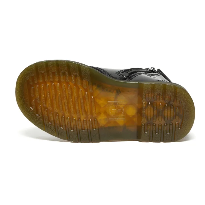 Dr Martens Boots à Lacets 1460 Cuir Verni | Noir