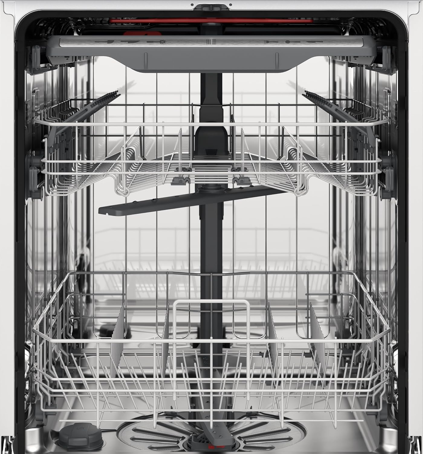 AEG Unterbau Geschirrspüler 60 cm, Spülmaschine Serie 5000: AirDry Kein Nachtrocknen, Energieklasse B, Besteckschublade, 44 dB, Wasserstopp, 14 MG, FUS7572APM