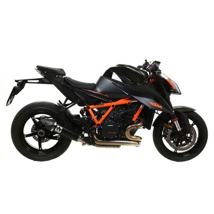 Silencieux Arrow X-Kone nichrom dark embout carbone