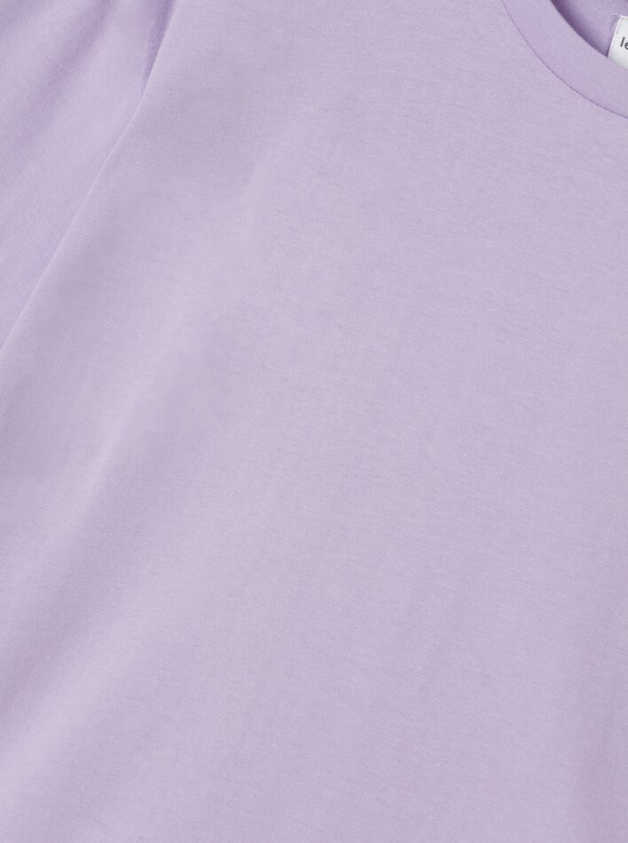 Camiseta oversized de manga curta - Malva Claro