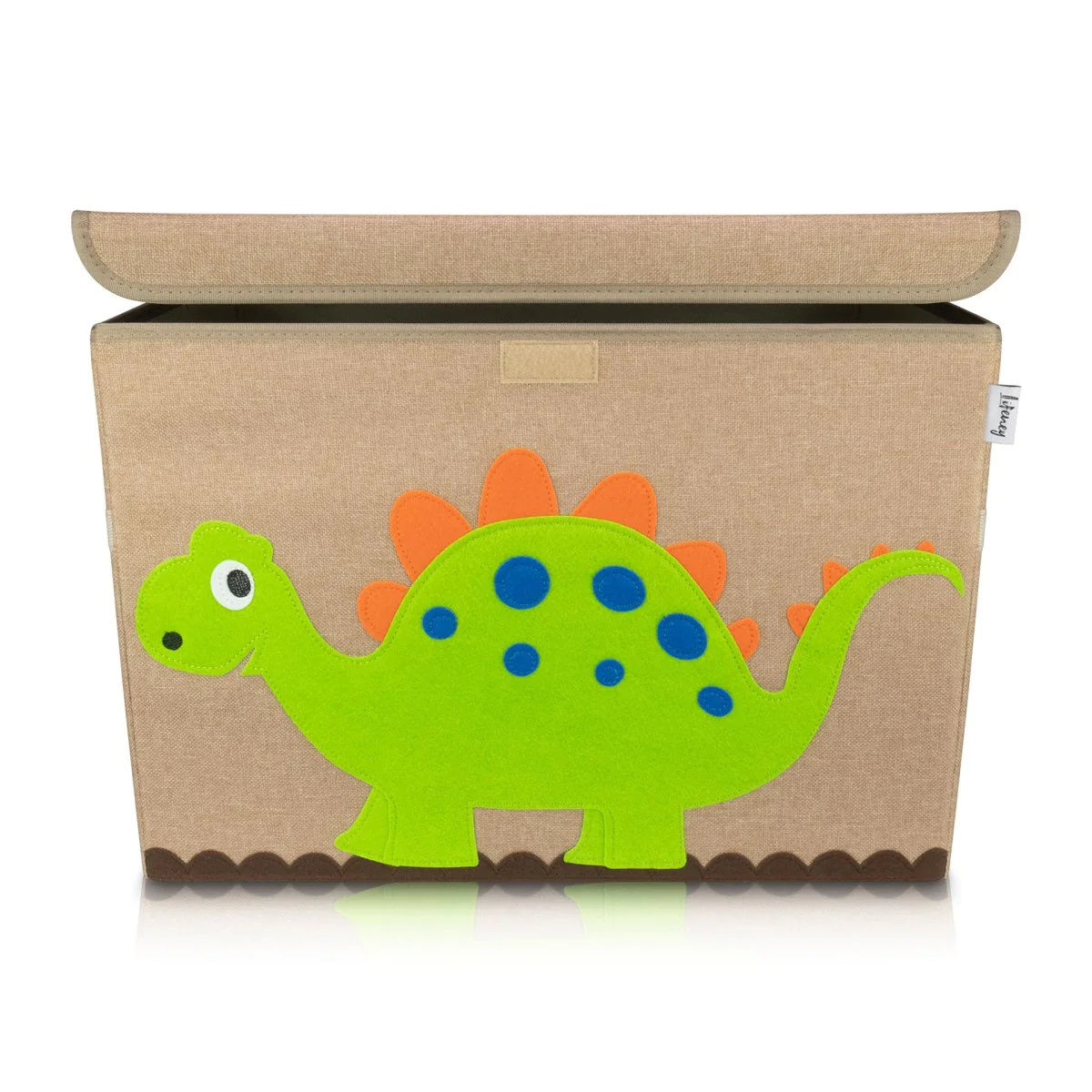 Boîte de rangement en tissu pour enfant grand modèle Dinosaure 