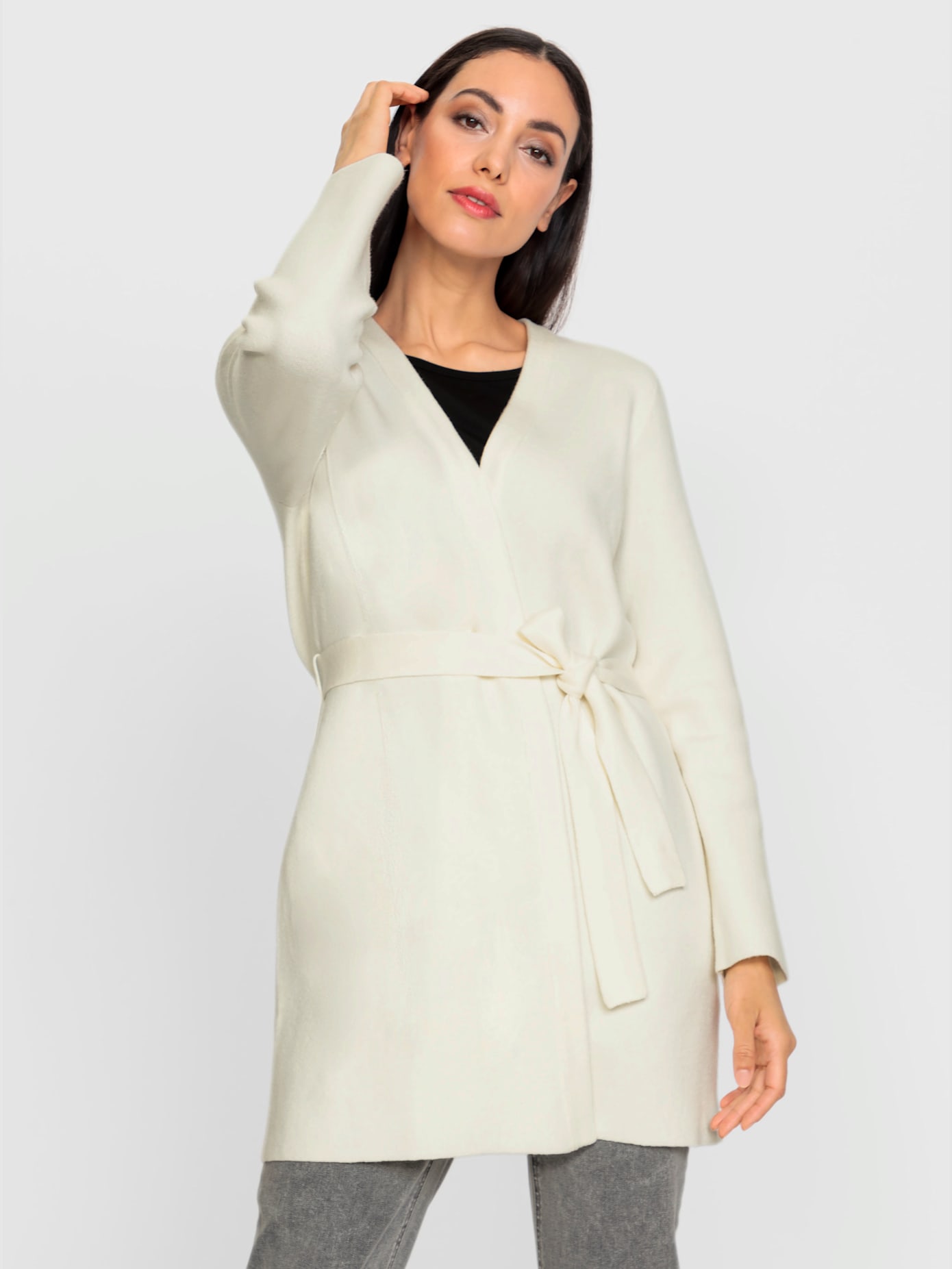Veste en tricot avec viscose