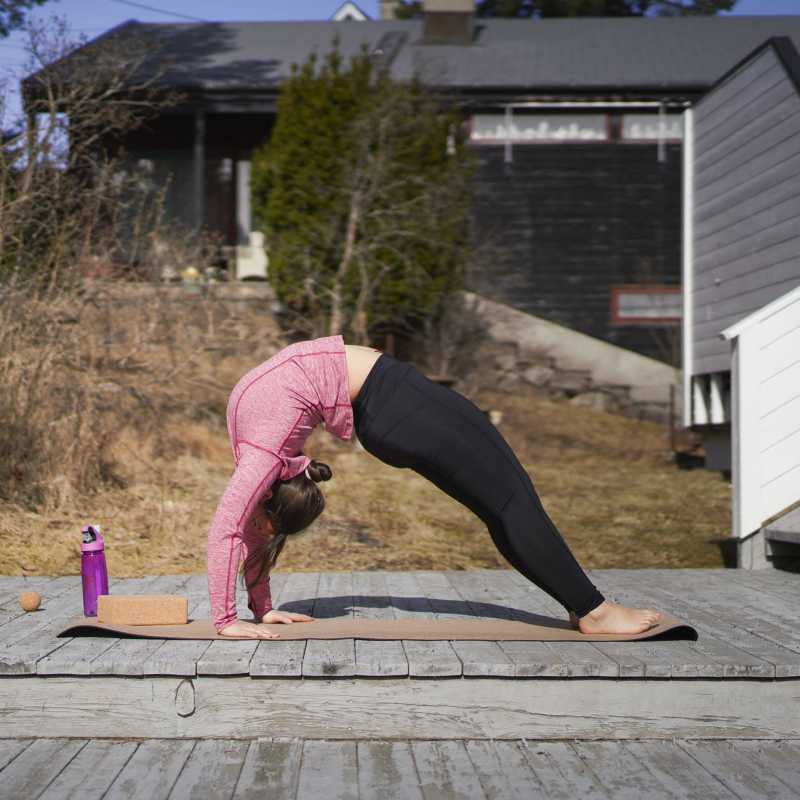 Yogasett i kork