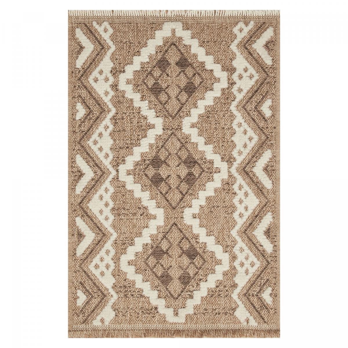 Tapis extérieur marron 160x230 cm