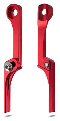 Patte Anti-Déraillement AbsoluteBlack Road Chain Catcher Rouge
