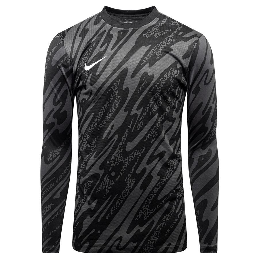Nike Maillot de Gardien Dri-FIT Gardien V Manches Longues - Gris/Noir/Blanc