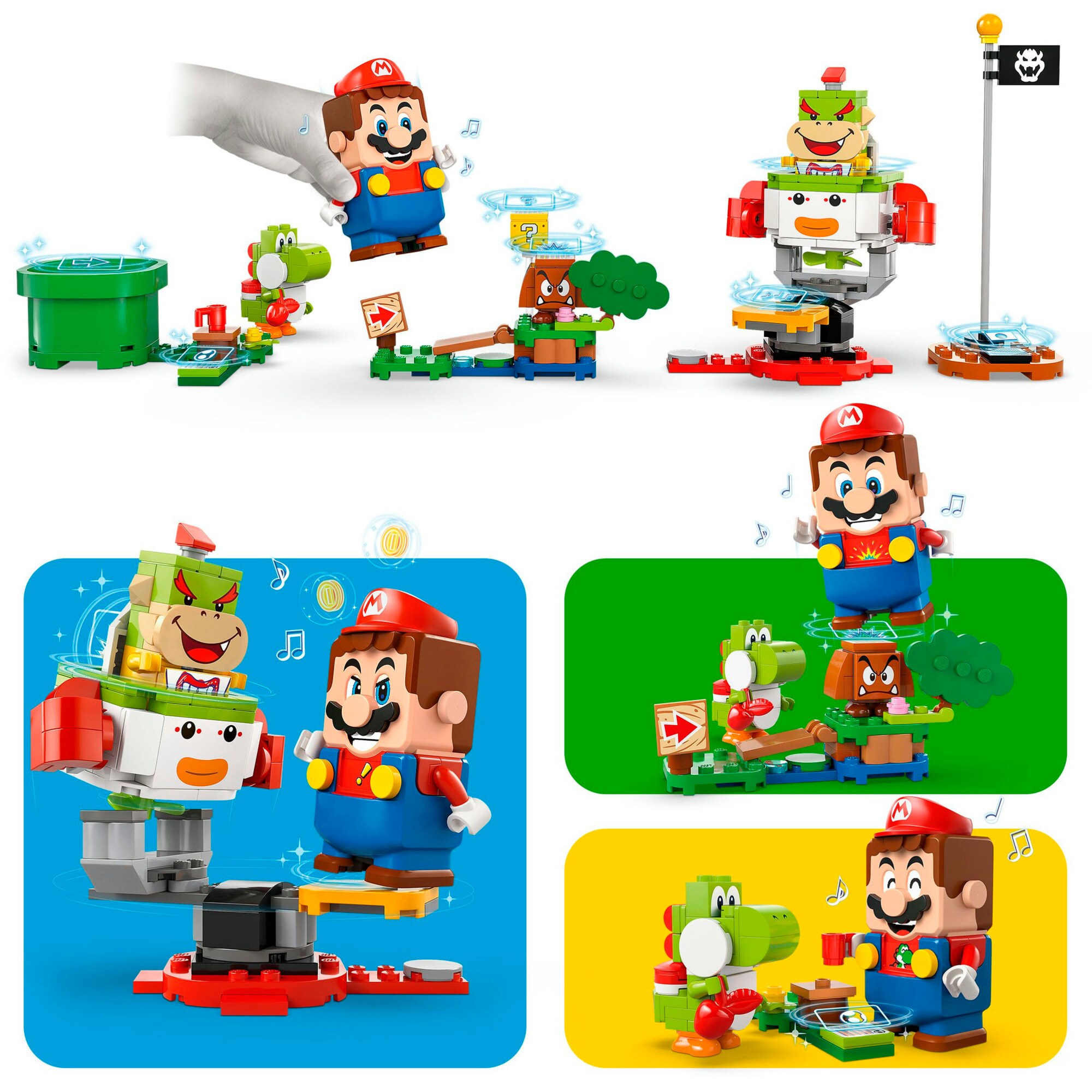 LEGO Konstruktionsspielzeug Super Mario Abenteuer mit dem interaktiven LEGO Mario