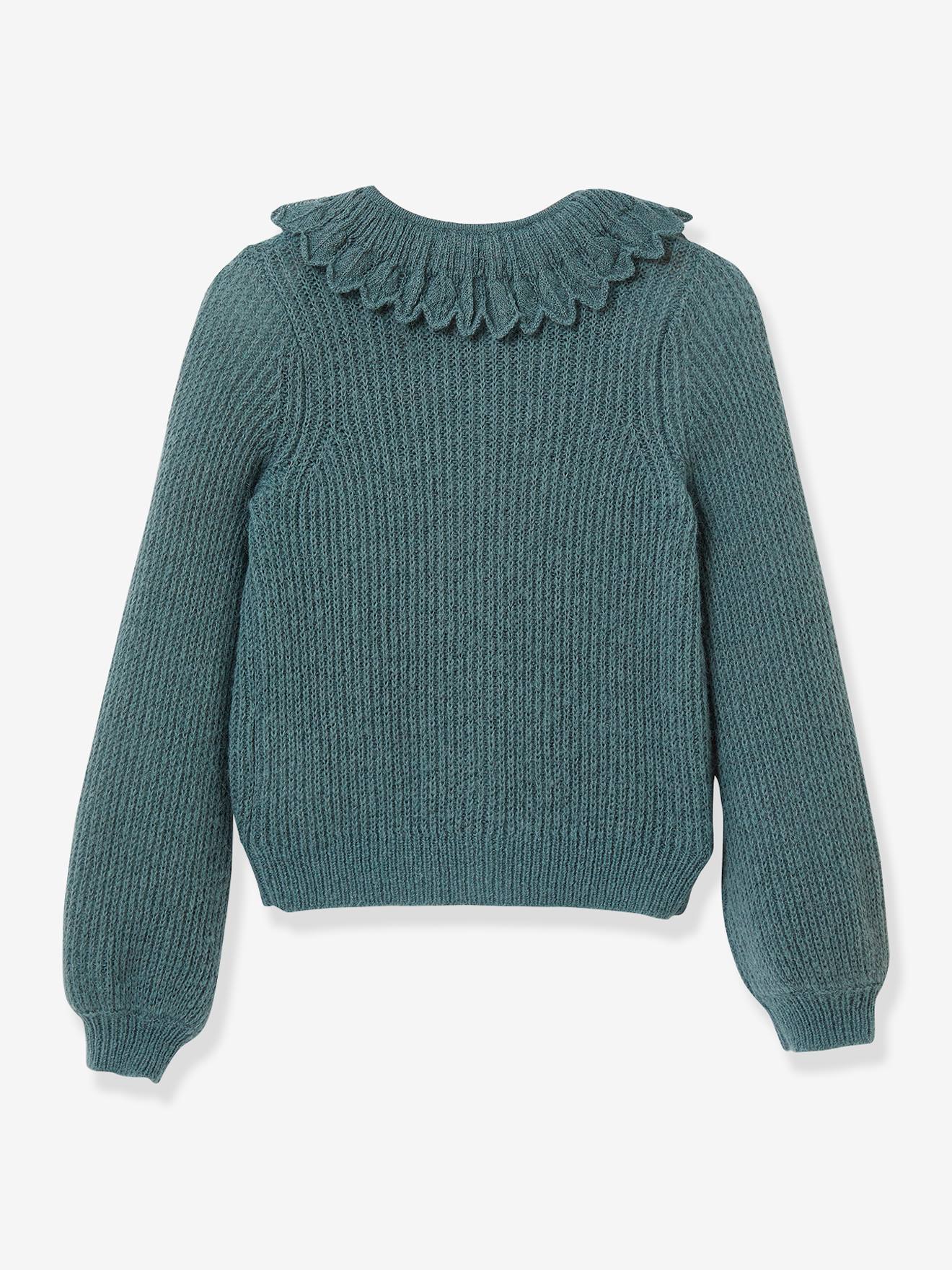 Casaquinho de gola alta para meninas