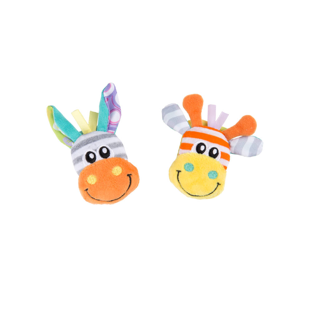 Playgro rammelaars cadeauset pols-voet jungle 7-delig