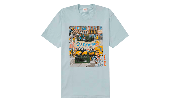 Supreme Manhattan Tee Pale Blue