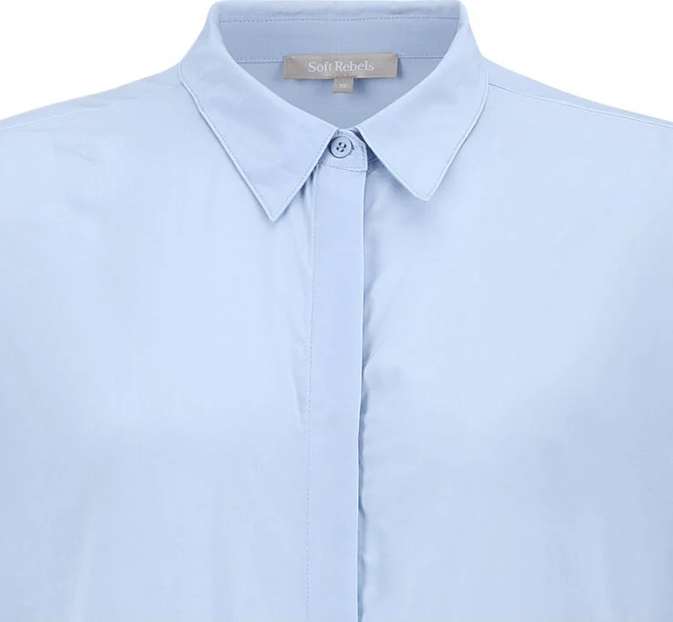 Soft Rebels Freedom LS Long Shirt Cashmere blue