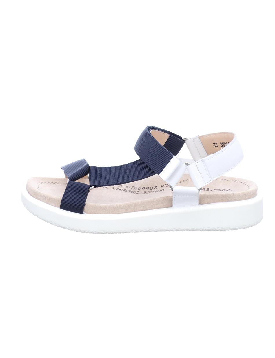 Sandale Albi 02, blau-kombi