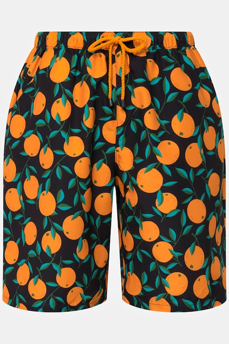 Hybrid-Shorts, Orangen, Mikrofaser