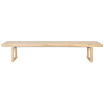 Wakefield eettafelbank Mats 240 cm light teak hout