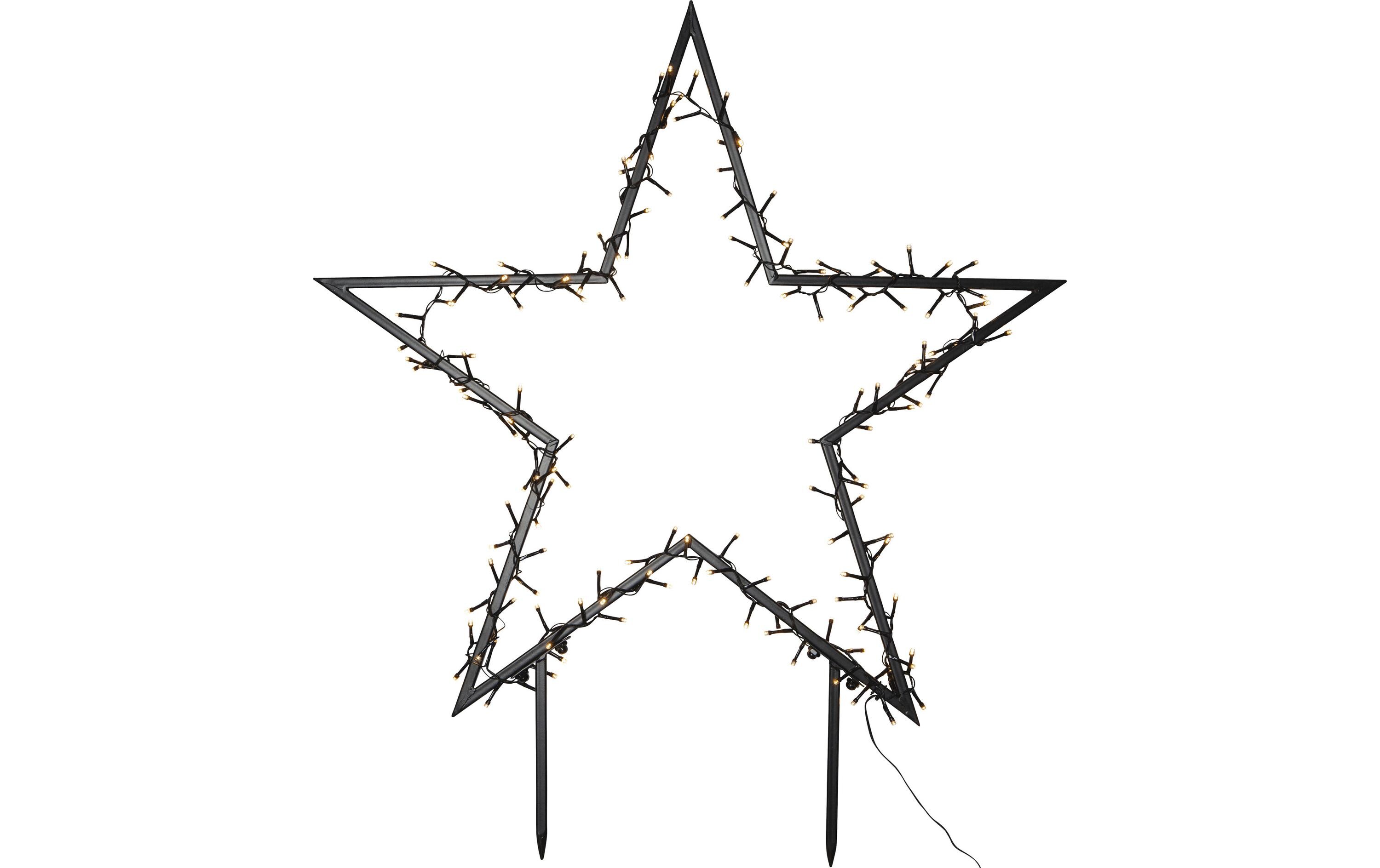 LED-Figur Stern Spiky, 150 LED, 90 cmLED Stern mit Erdspiess