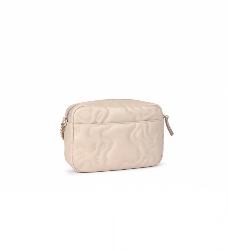 Bolsa de ombro Tous Reporter K Dream bege