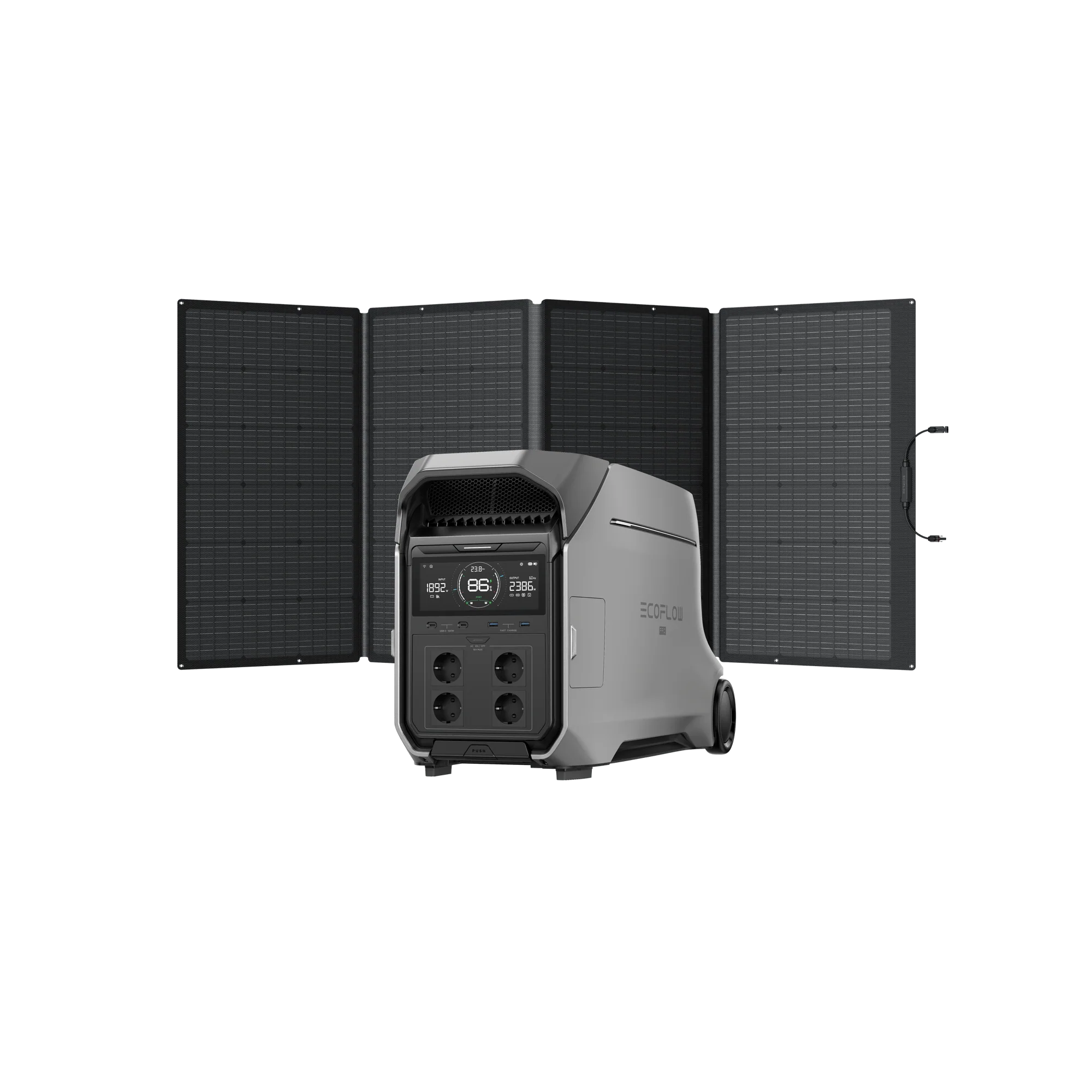 EcoFlow DELTA Pro 3 Solargenerator (Tragbar PV400W)