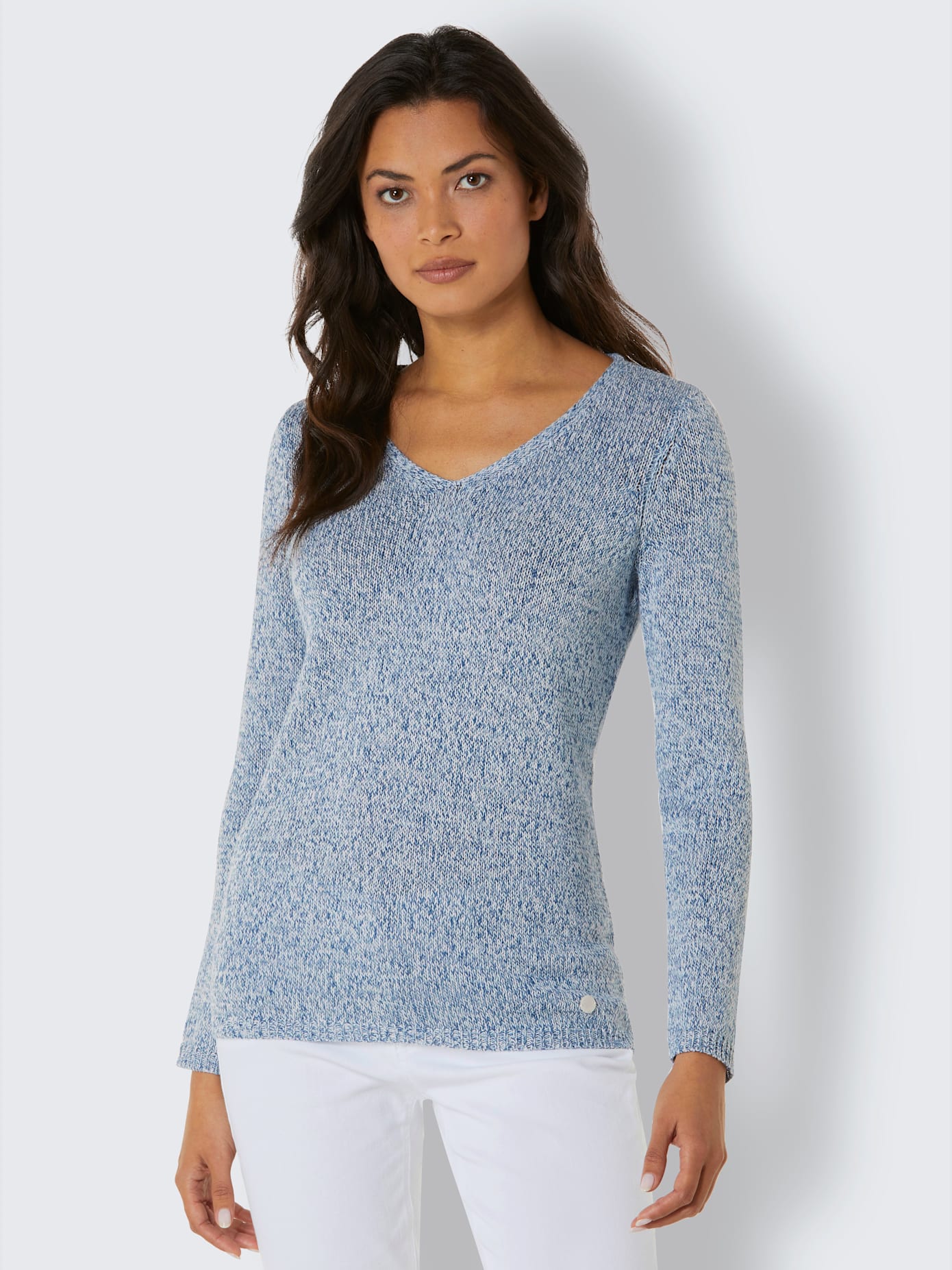 Pull en coton et lin 55% lin