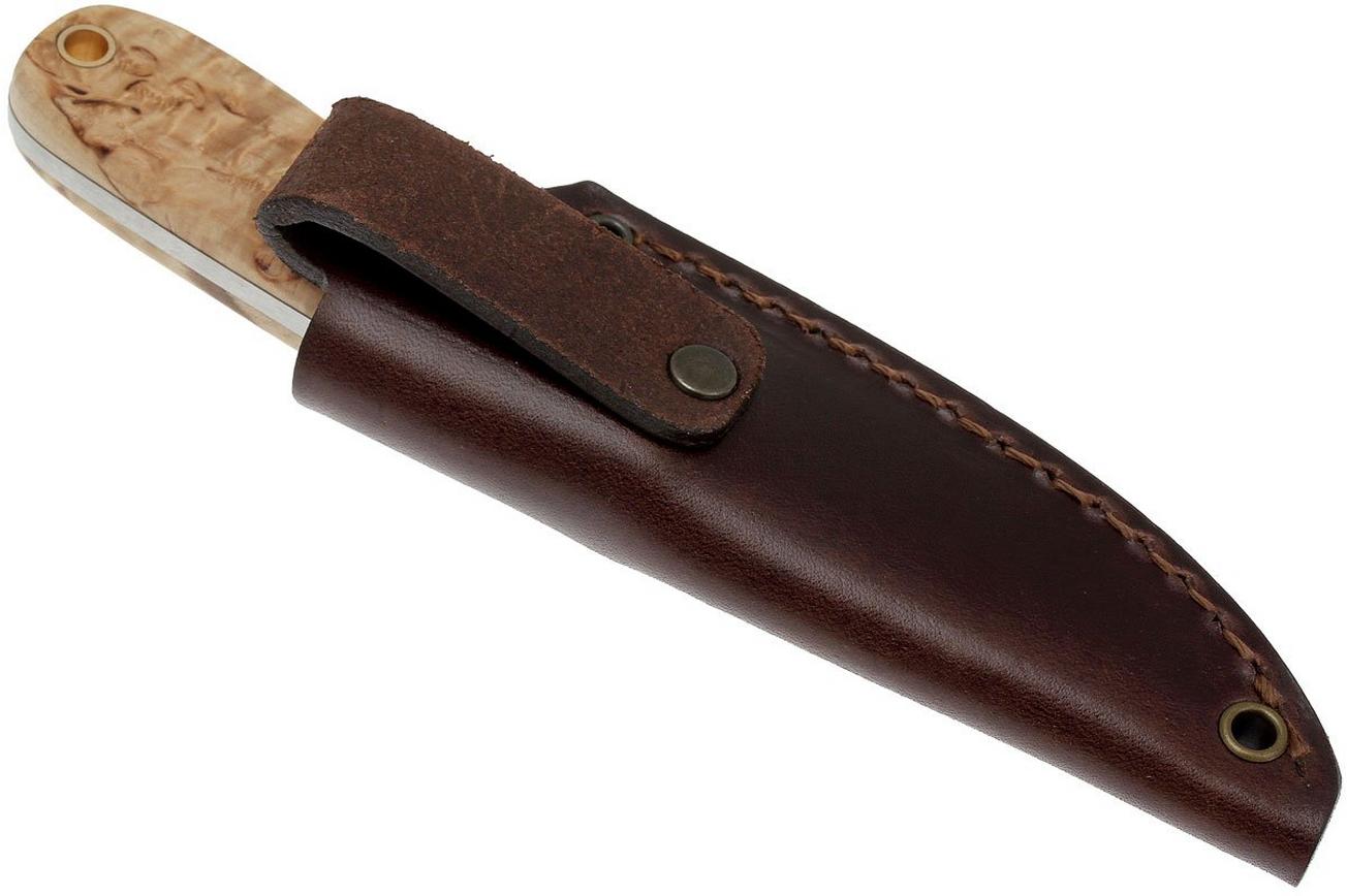 Brisa Necker 70 - Curly Birch - Leather sheath - 9800