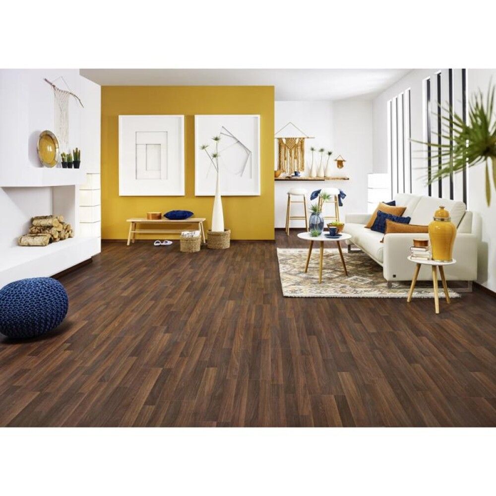 LAMINATGULV LOGOCLIC FAMILY VALNØTT TORENT 2,47M²