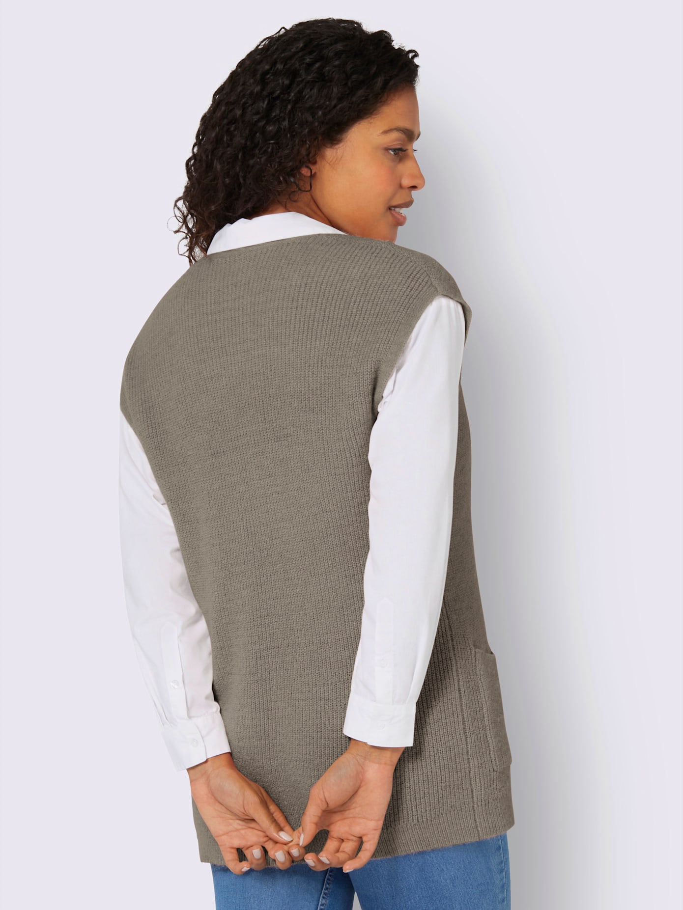 Gilet en tricot qualité ultra-douce