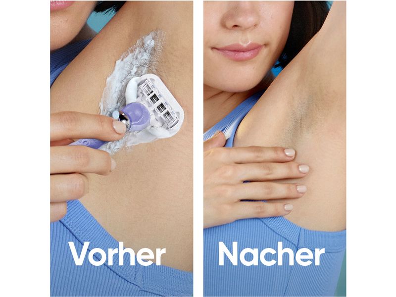 Gillette Venus Rasierklingen Extra Smooth Swirl 8 Stück Ersatzklingen für Damen mit schwenkbarem Handstück und Duschhalterung