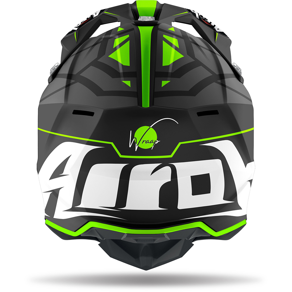 Airoh - Casque Wraap Mood Noir / Gris / Vert