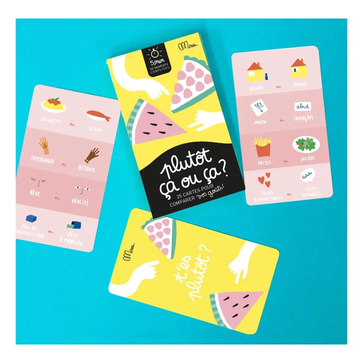 Minus Editions Jeu de cartes - Plutôt ça ou ça ?