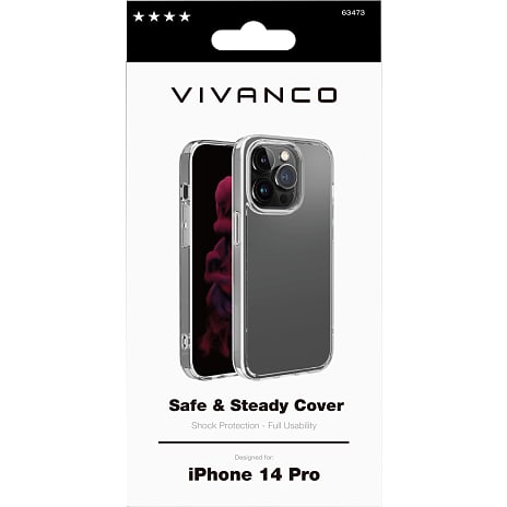 Vivanco iPhone 14 pro cover - transparent