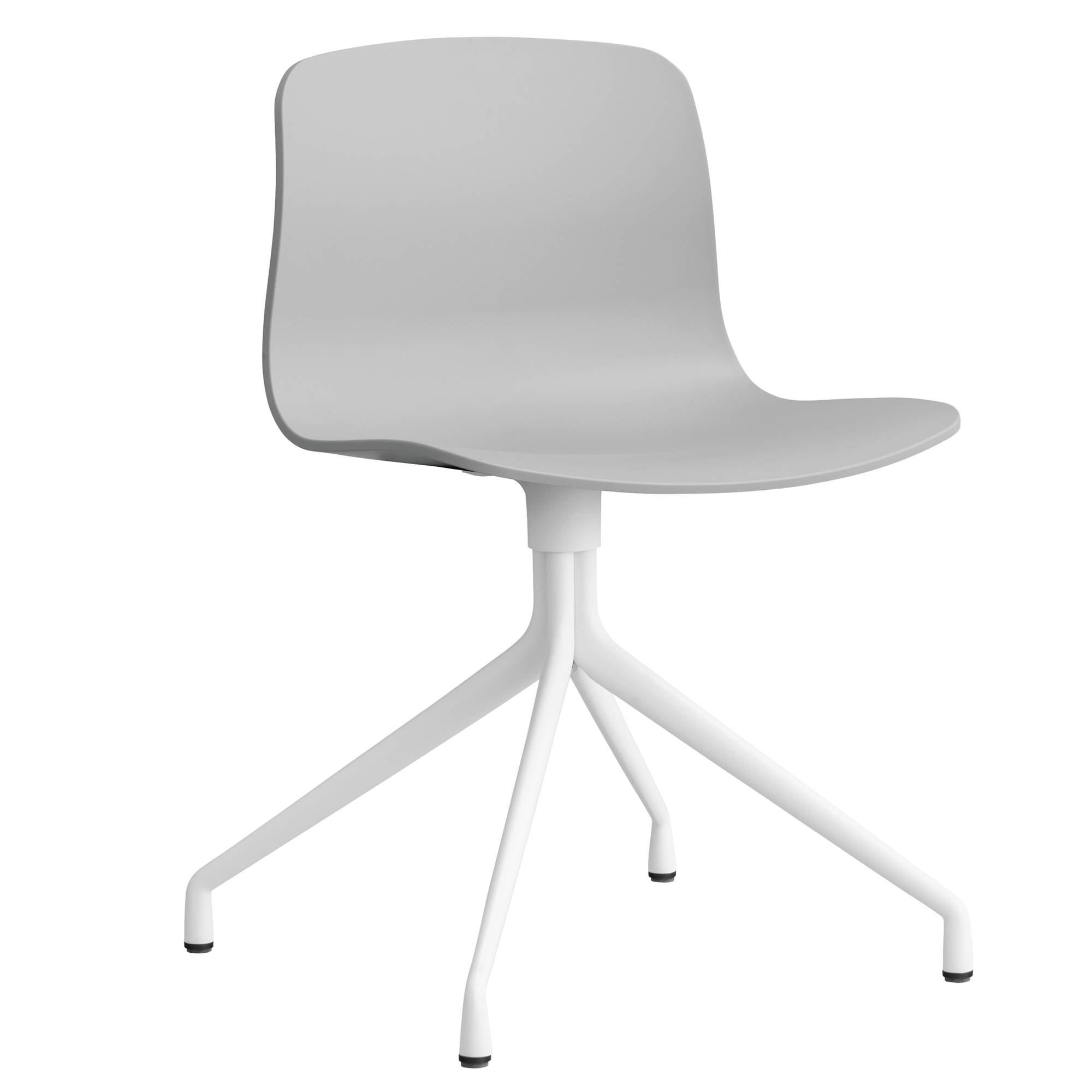 Eetkamerstoel AAC 10 wit onderstel concrete grey