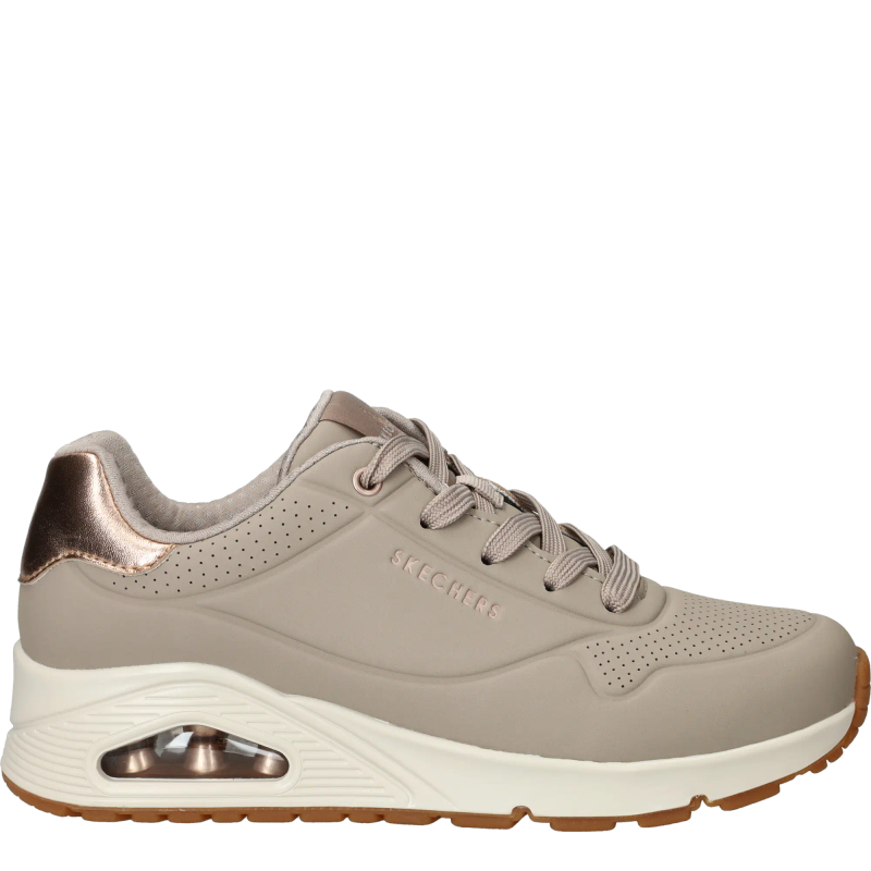 Skechers Uno Golden Air Sneakers Taupe Dames