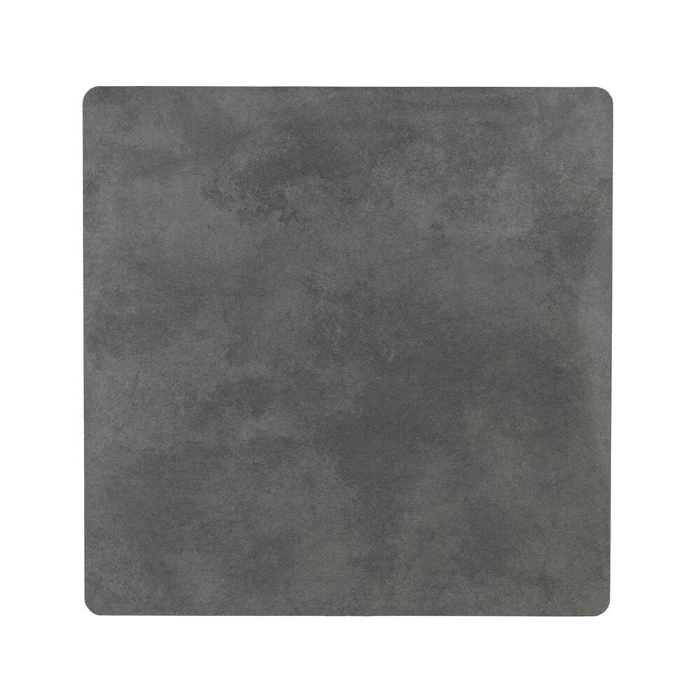 Quadratische Tischplatte, 59 cm Größe Horizon HPL Grau Fusain