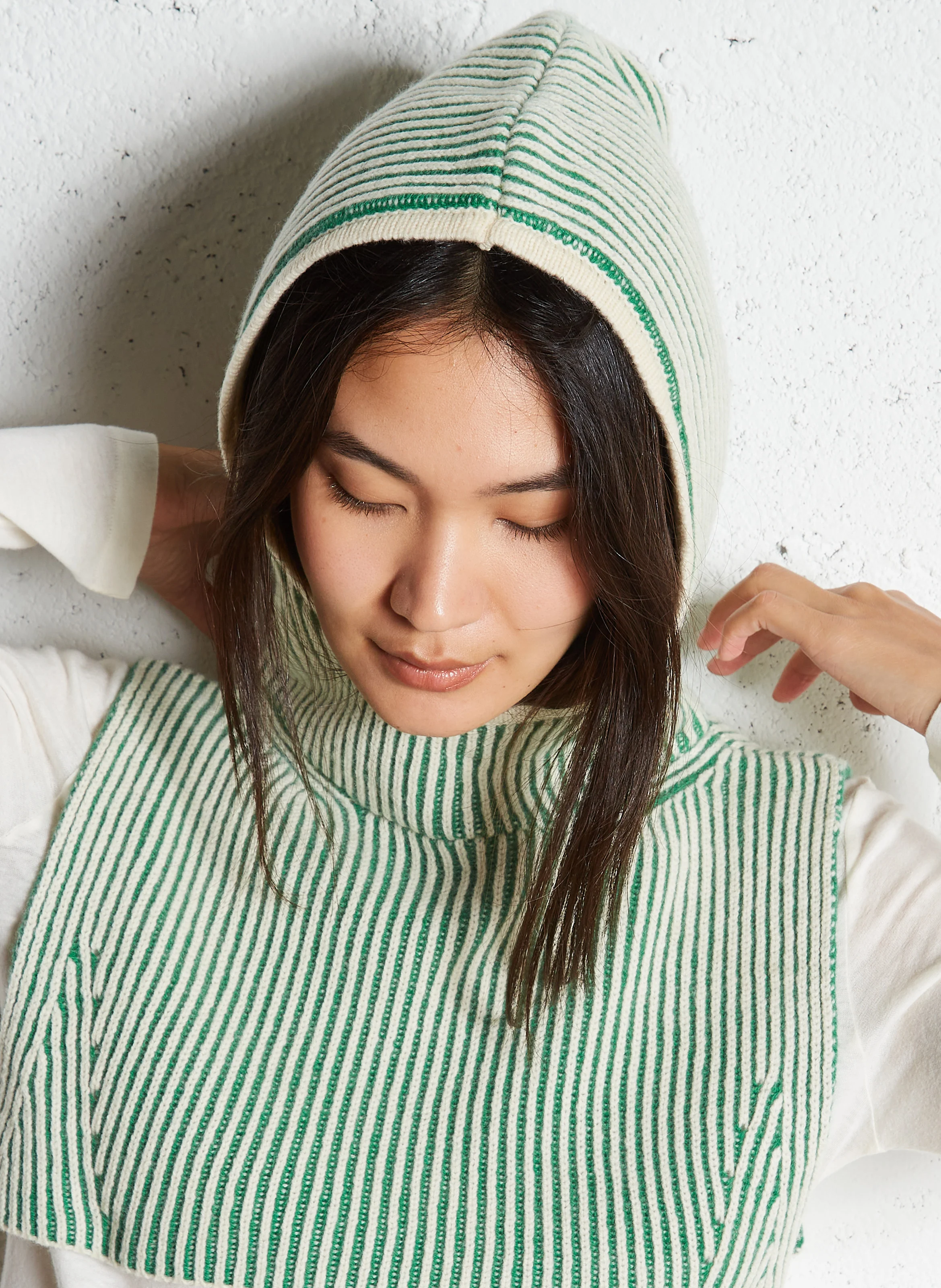 LEOPOLD - Capuche en laine | Vert
