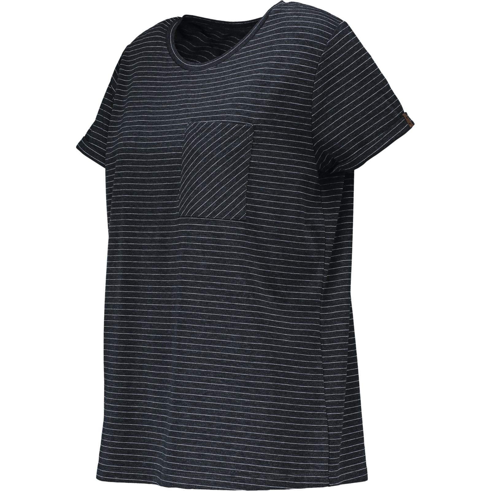 Belowzero Damen-T-Shirt Streifen M, blau