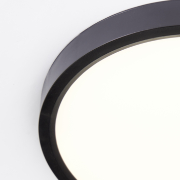Brilliant LED plafondlamp Galo zwart Ø30 cm 2600 lm