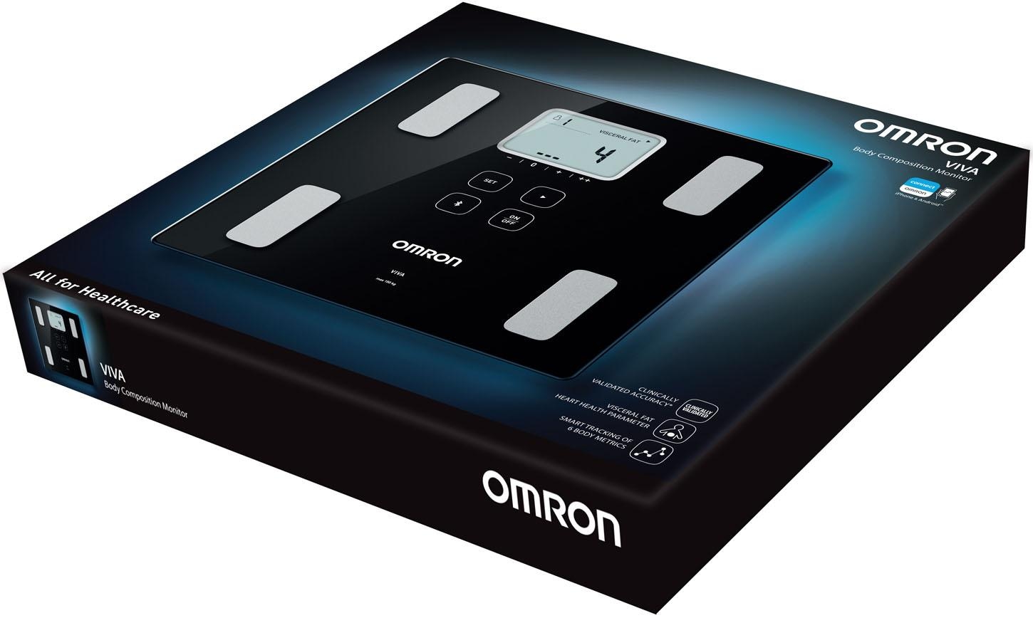 Omron Körper-Analyse-Waage »VIVA HBF-222T-EBK« mit kostenloser App